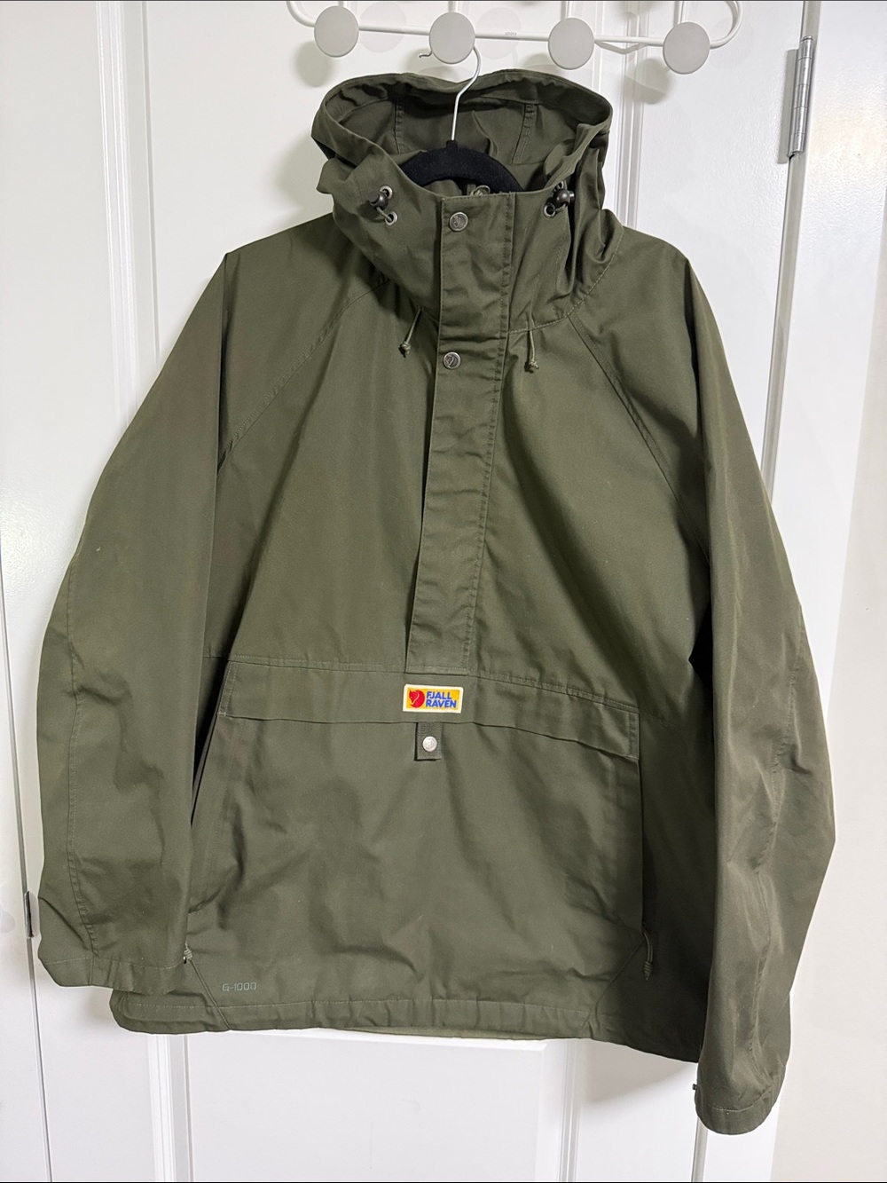 Fjallraven Olive Green anorak Vardag XL